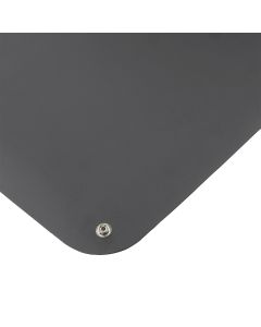 BERNSTEIN, Covor de împământare ESD negru 900 x 610 x 1,5 mm, buton de apăsare