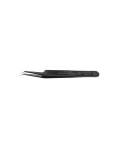 BERNSTEIN - 5-069-13 - ESD SMD tweezers 115mm form 5abb-Z stainless steel angle 30° serrated, dissipative