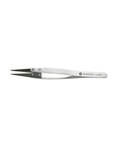 BERNSTEIN - 5-433 - ESD changeable tips tweezers 1.0 mm wide, conductive