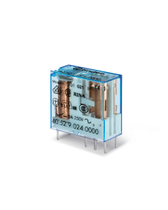 FINDER - 40.52.9.012.0000 - Miniature PCB relay CO (nPDT), 12 V, Standard, 2 pole, 8 A, AgNi, DC, PCB/plug-in 5mm pinning