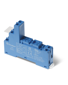 FINDER - 95.03SMA - Screw terminal socket for 40.31 relays, metal retaining clip, panel or 35 mm rail mount
