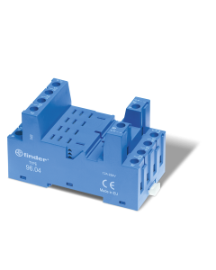 FINDER - 96.04SMA - Screw terminal socket for 56.34 relays, metal retaining clip, for 99.02 / 86.00 / 86.30 modules