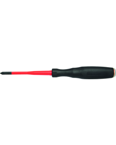INTERCABLE - 13131 - VDE combination screwdriver +/- PH1 x 80 mm, FUTUR II Slim, 1000 V