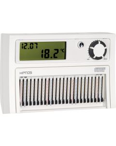 VEMER Hipnos Bianco VE013900 wall thermostat with daily sliders