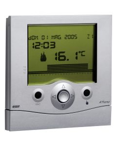VEMER Athena Argento VE080800 wall-mounted programmable thermostat