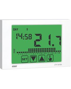 VEMER Chronos 230 Bianco VE453700 wall-mounted programmable thermostat with touch-screen