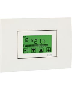 VEMER Iride 230 VE457800 flush-mounted touch-screen programmable thermostat