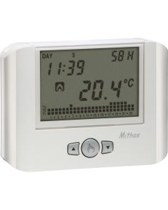 VEMER Mithos H Bianco VE478400 programmable thermostat with humidistat