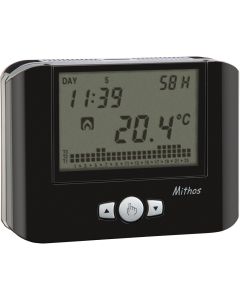VEMER Mithos H Nero VE479200 programmable thermostat with humidistat