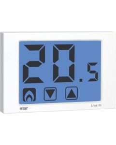 VEMER VE480000 Thalos RF Bianco wireless touch-screen room thermostat