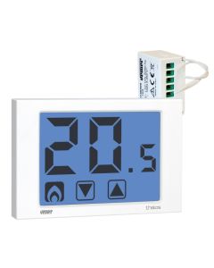 VEMER VE482600 Thalos RF Bianco wireless thermostat set with RX.16A