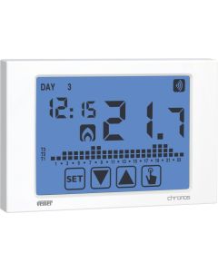 VEMER VE484200 Chronos RF Bianco wall-mounted smart thermostat with RF 433 MHz