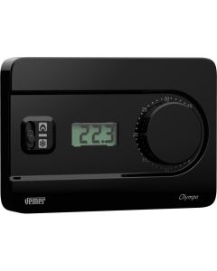 VEMER Olympo LCD Nero VE757800 wall-mounted electronic thermostat