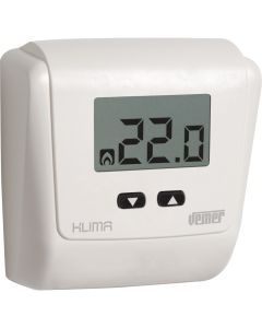VEMER VE768800 Klima LCD RF wall radio thermostat