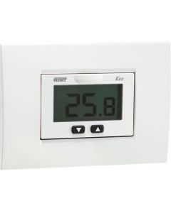 VEMER KEO-E LCD VE771500 flush-mounted electronic thermostat with LCD display