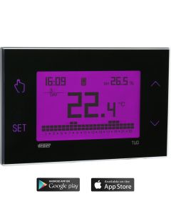 VEMER VE771900 Tuo GSM Nero programmable thermostat