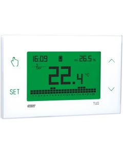 VEMER Tuo 4G Bianco smart thermostat with 4G-LTE module VE795800