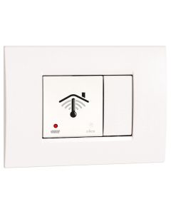VEMER VE796000 Oikos Wi-Fi Bianco smart thermostat flush-mounted