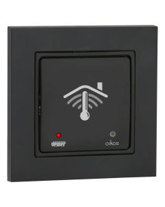 VEMER Oikos Wi-Fi-INT Grigio VE796101 flush-mounted smart thermostat