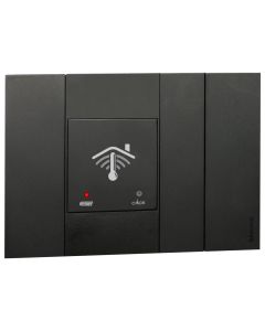 VEMER Oikos Wi-Fi.NOW Nero VE796202 smart flush-mounted thermostat