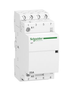 SCHNEIDER Electric - Contactor modular iCT, 4P, 25A, 4ND, 230VAC, ACTI9