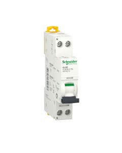 SCHNEIDER Electric - Siguranță Automată Miniatură Acti9, IC40N, 1P + N, 6kA, 230VAC, Curba C, 16A
