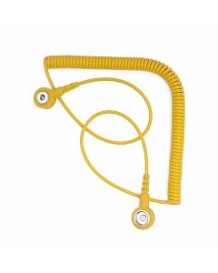 BERNSTEIN, Cablu spiralat galben pentru bratara ESD, 2,4m