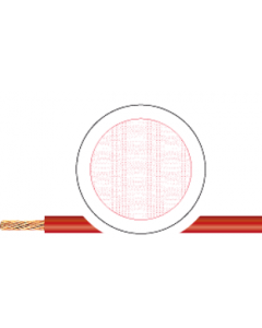 Cablu roșu TKD, Conductor cu izolație PVC, H05V-K, 0,5MMP, Preț/metru, Cant. min. comanda 100 m