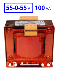 TECNOCABLAGGI - Transformator monofazat 100VA 400-230/110V (55-0-55) + ecran